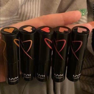 NYX professional makeup 5pc lipstick set new !!